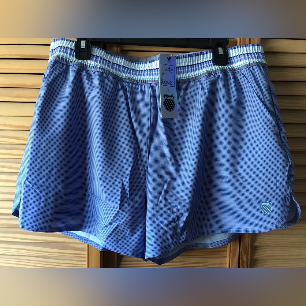 Lucky in Love K Swiss Synergy Athletic Shorts, Sz XL